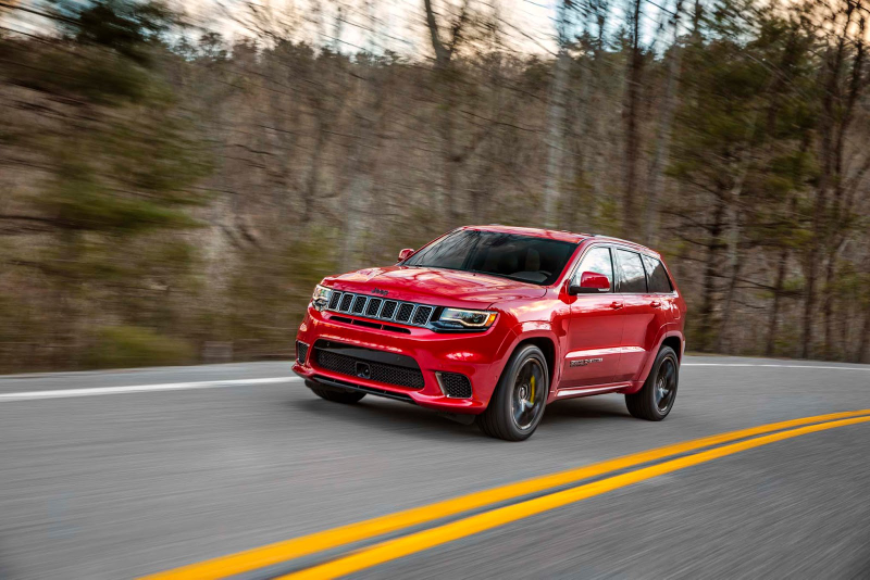 Illustration for article titled 2018 Jeep Grand Cherokee Trackhawk: This Is More Of The 707-HP Monster Jeep